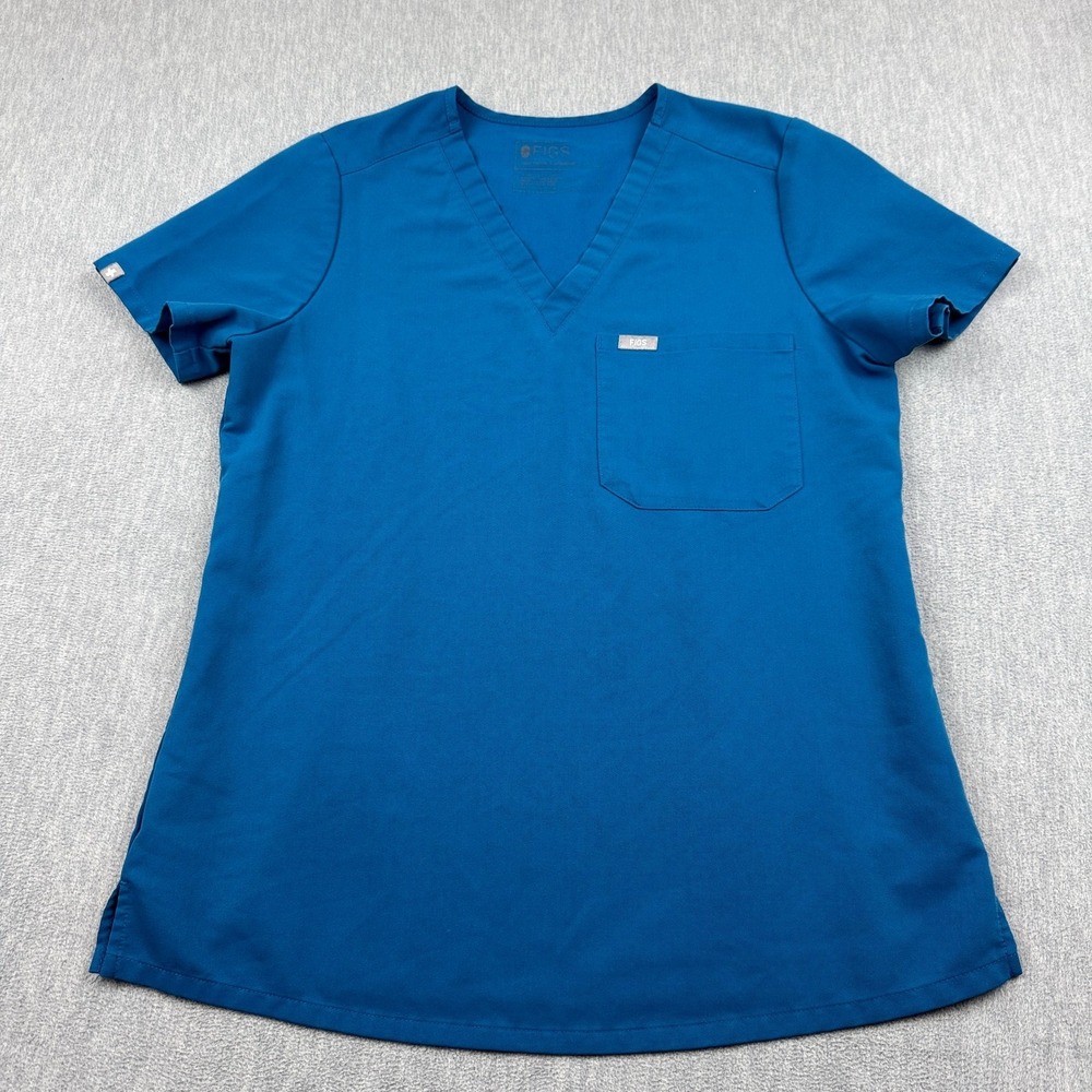 Figs Scrub Top Women‎ S Blue Catarina One-Pocket Technical Collection Medical